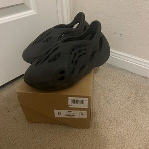 Black Foam Slip-On Shoes